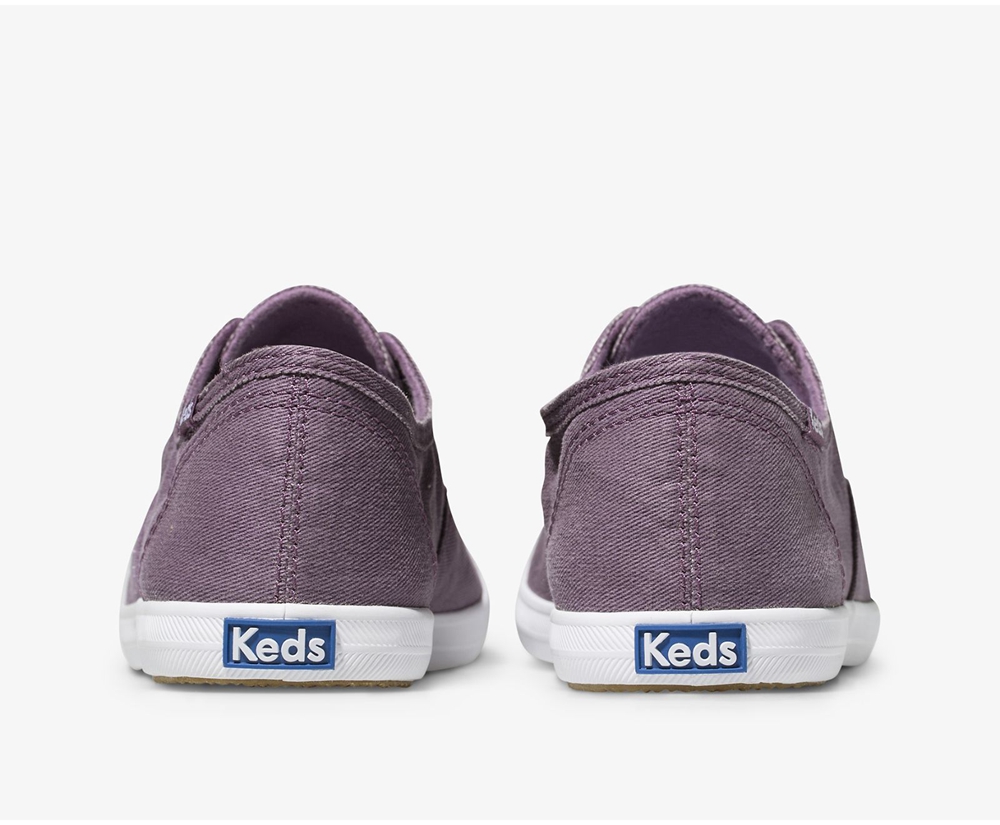 Keds Womens Slip Ons Purple - Chillax Washable - 480JAHXEP